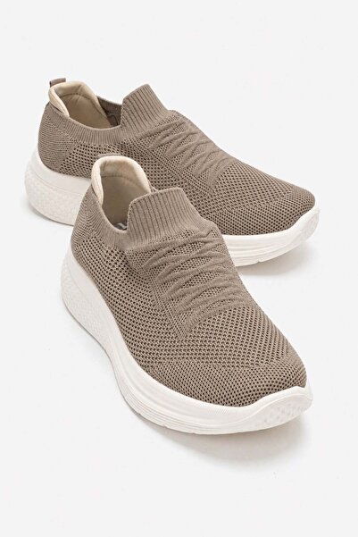 CCWAY AYAKKABI Tricotaje simple cu model din dantelă Pantofi de damă MARO
