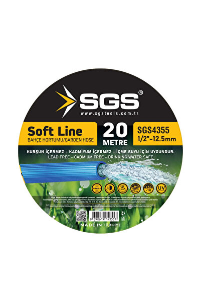 SGS SGS4355 1/2 SOFTLINE SİLİKONLU BAHÇE SULAMA HORTUMU 20 MT