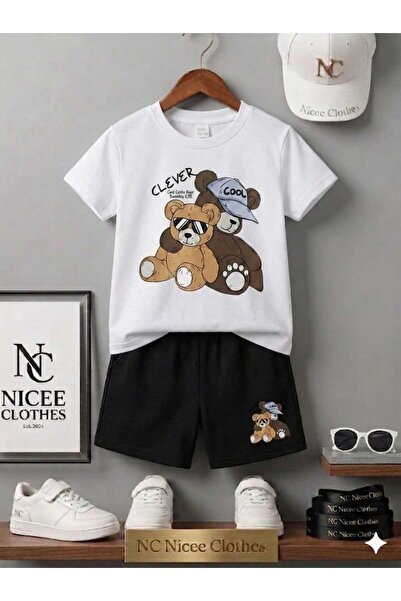 NC Nicee Clothes LETNJA DEČJA MAJICA I KRATKE HLAČE UNISEKS (SLEDOVATI IZGLAD...