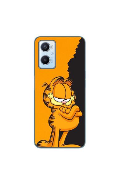OEM Husa compatibila cu Oppo A96 4G Silicon Gel Tpu Model Garfield Black and ...