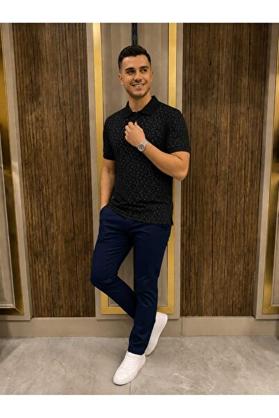 Bala Giyim Tricou pentru bărbați, slim fit, cu guler polo