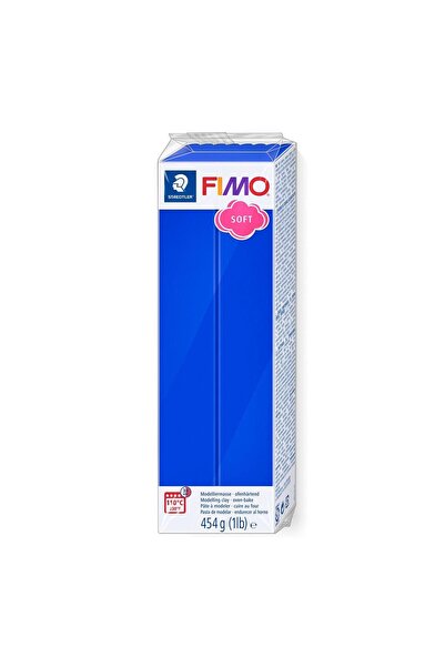 Genel Markalar Fimo Soft 454gr Polimer Modelleme Kili Parlak Mavi / 8021-33