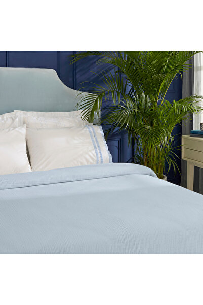 Karaca Home Blue Muse 100% Cotton Nish Set Double Pique Set Blue
