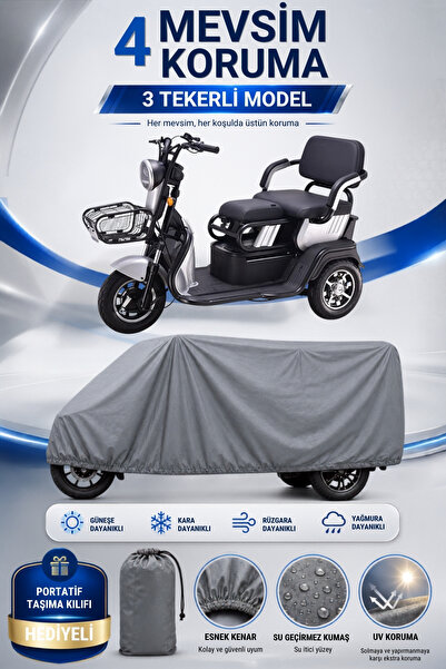 Motobros Motorcycle Tarpaulin Falcon Frida 7000 3-Wheel Electric Vehicle Tarp...