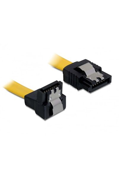 DELOCK Cablu SATA III la SATA Down St/Straight 0.70m galben Cli