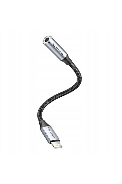 Vention Adapter Lightning mƒôski do 3.5mm Jack 0,1m czarny