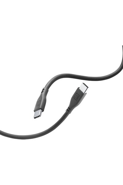 Cellularline Cablu flexibil - Cablu USB-C la USB-C 1.2 m (negru)