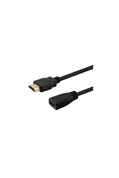 Savio Cablu de transmisie CL-132 (HDMI F - HDMI M; 1m; culoare negru)