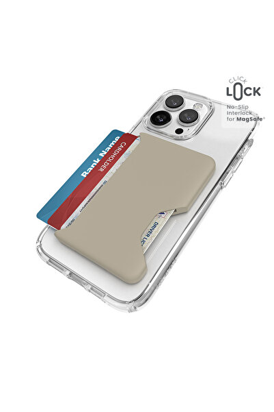 Speck ClickLock Wallet For MagSafe - Magnetyczny portfel MagSafe (Pale Oak)