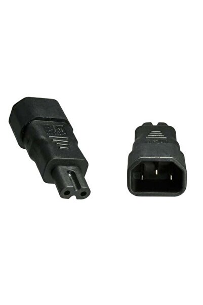 MicroConnect Power Adapter C14 - C7 M-F IEC 60320-C14 Male - C7 Female Black