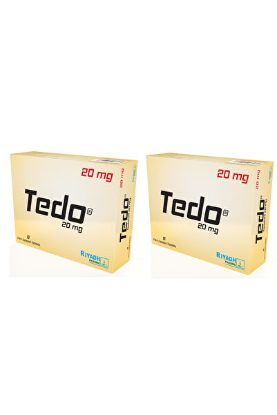 TEDO 8 أقراص بتركيز 20 ملغ (قطعتان)