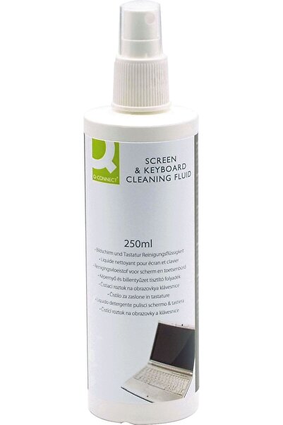 Q-Connect Lichid de curățare pentru tastaturi și ecrane TFT/LCT/LED 250 ml (K...