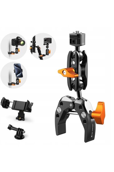 Kf Clemă multifuncțională cu braț G-Clamp 3D Magic Arm / K&f / Ms13 / Kf31.083