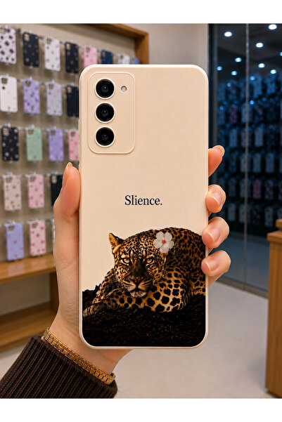 OVADA Redmi 15 Uyumlu Leopar Desenli Silikon Telefon Kılıfı