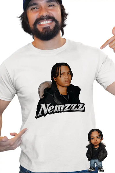 OEM Ανδρικό T-shirt Nemzzz Ραπ Χιπ Χοπ