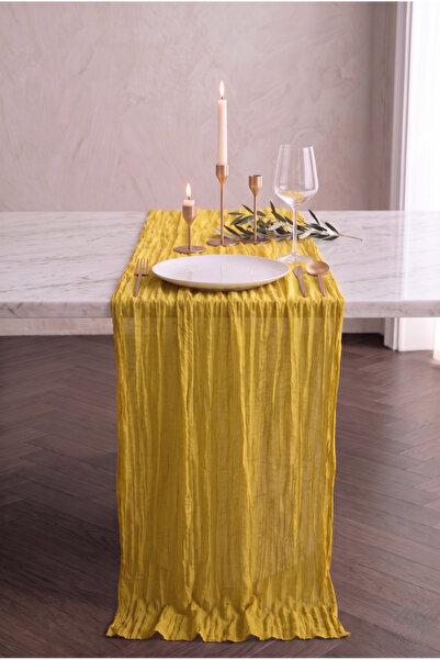 Soft Kare Față de masă din tul boem, 100% bumbac, decor modern pentru casă, s...