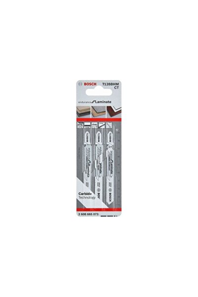 Bosch Set of 3 blades for pendulum saw, T128BHM CT Endurance for Laminate, 92mm