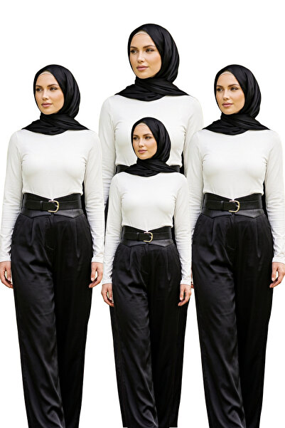 aymiramoda 4-Piece Basic Body Set – Long Sleeve Lycra Underwear Combination E...