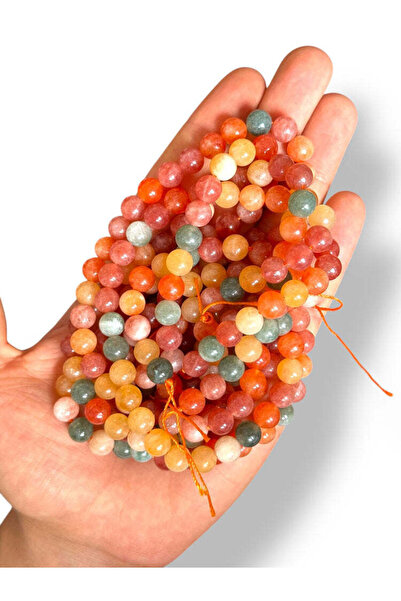 Bozhi Bead Set Agate Natural Stone 8mm - Natural Stone Beads Ejder