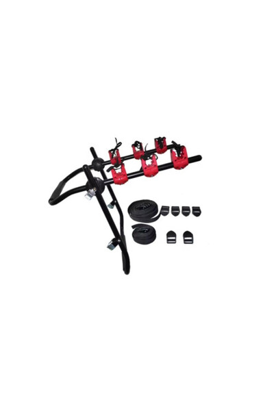 OEM Suport auto pentru 3 biciclete, capacitate 58 kg, montaj rapid fara unelt...