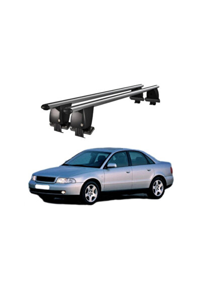 OEM Car aluminum roof rack for audi a4 b6 8e 8h 2000-2004 silver or black, black