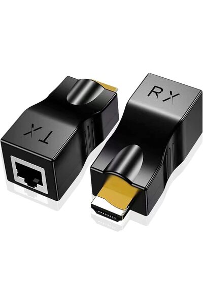 Network HDMI Extender over Cat 5e/6, HDMI to RJ45 Ethernet Adapter, 1080P 30m...