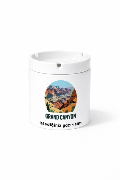 Kirbi Reklam Diger Grand Canyon Canyon Large Double-Sided Printed Ash Tray As...