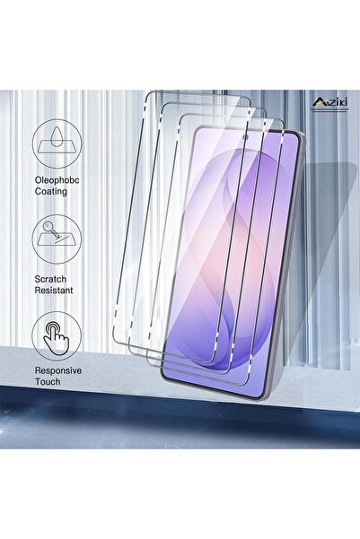 aheaks واقي شاشة زجاجي نانو متوافق مع هاتف Galaxy S26 Ultra، زجاج واقي بصلابة 9H