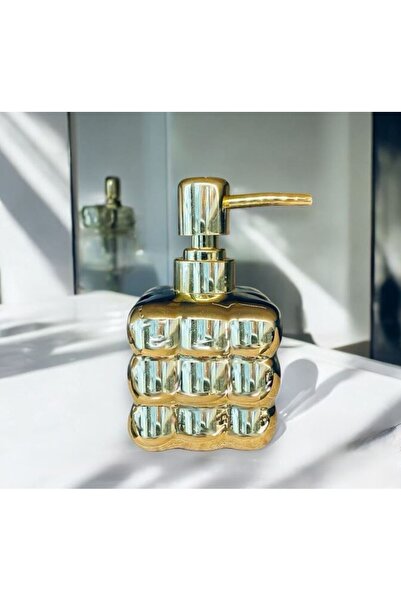 USTAOGLUHOME DOZATOR DE SĂPUN LIQUID DIN STICLĂ CU ASPECT DE PORȚELAN