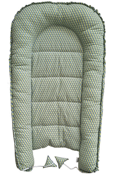 Primii Pasi Cosulet bebe (Baby Nest) pentru dormit 90x50 cm, bumbac Oeko Tex,...