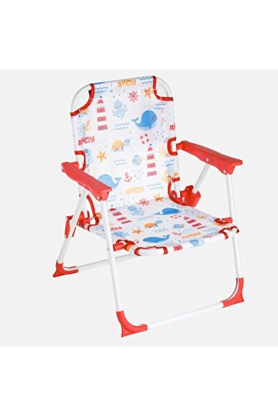 OEM Scaun pliant metalic pentru copii, model Balenă Far, 33x34x47cm