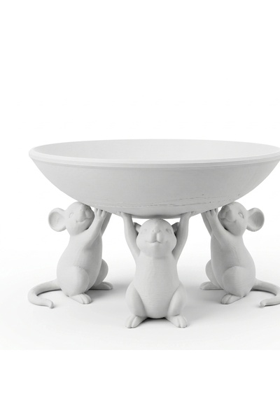 OEM Bol Decorativ cu Suport Figurine Animale
