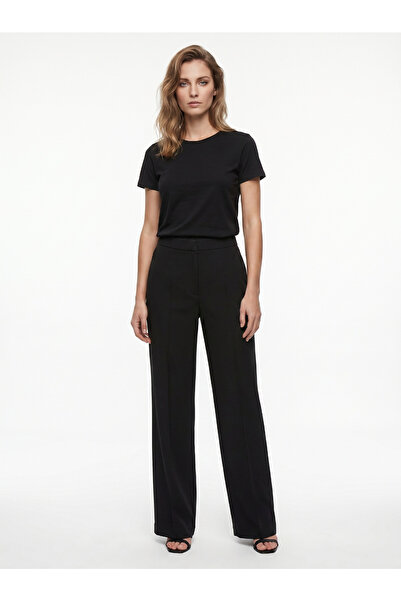 Ekol Wide Leg Crepe Trousers