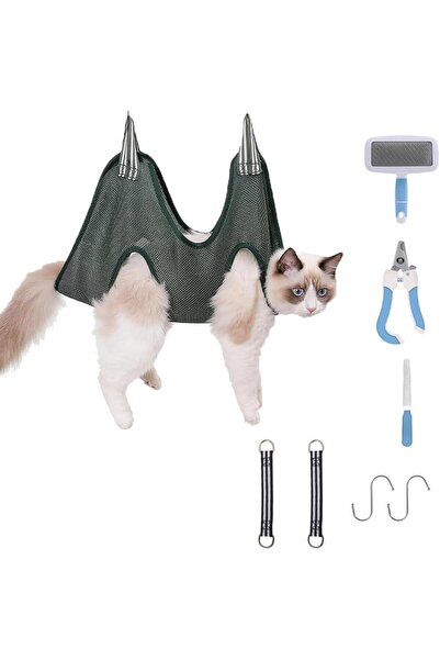 Arabest Pet Grooming Hammock for Cat & Dog, Nail Trimming Suspension Harness ...