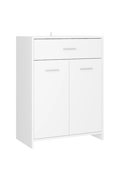 vidaxl Dulap de baie, alb, 60 x 33 x 80 cm, PAL
