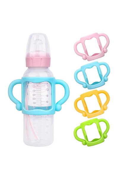 Arabest 4-Pack Silicone Bottle Handles for Narrow Baby Bottles, Easy Grip for...