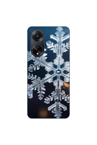 OEM Husa compatibila cu Oppo A98 5G Silicon Gel Tpu Model Big Snowflake