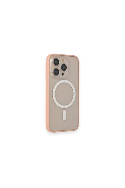 TakÇalıştır iPhone 14 Pro Compatible Case Grand Magneticsafe Cover - Pink