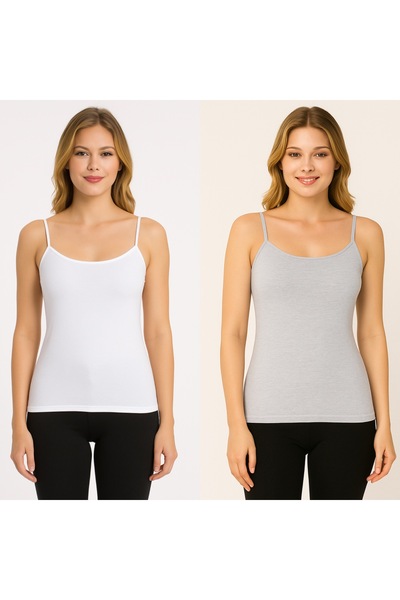 MİSSEMMA Women's Rope Strap Tank Top 2 Pieces