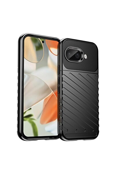 sscase Thunderbolt Θήκη Σιλικόνης Black (Google Pixel 9a 5G)