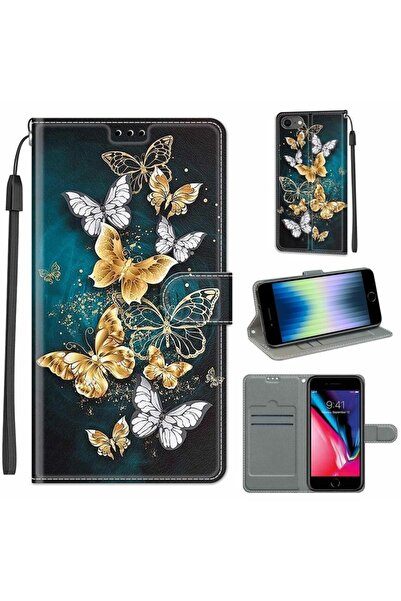 sscase Voltage Coloured Drawing θήκη Πορτοφόλι Flying Butterflies (Apple iPho...