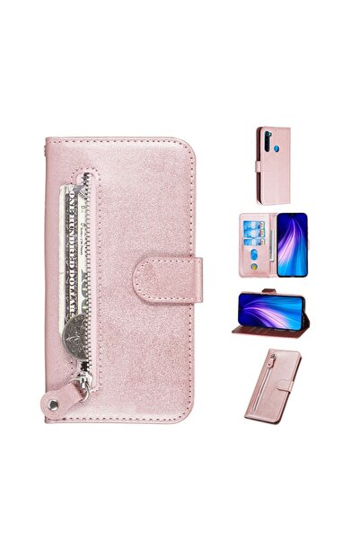 sscase Horizontal Flip Θήκη Πορτοφόλι Light Pink (Xiaomi Redmi Note 8)