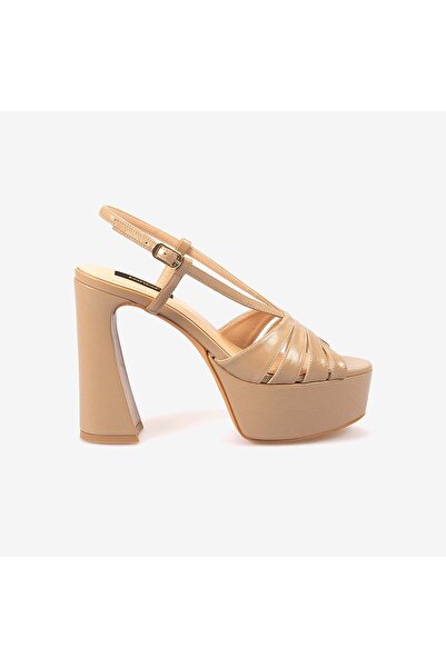 KEMAL TANCA Women's Neolit ​​Sole Banded 13cm Platform Heeled Shoes 1166