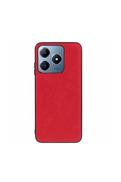 sscase Leather Coated Σκληρή Θήκη Red (Realme C61 4G)