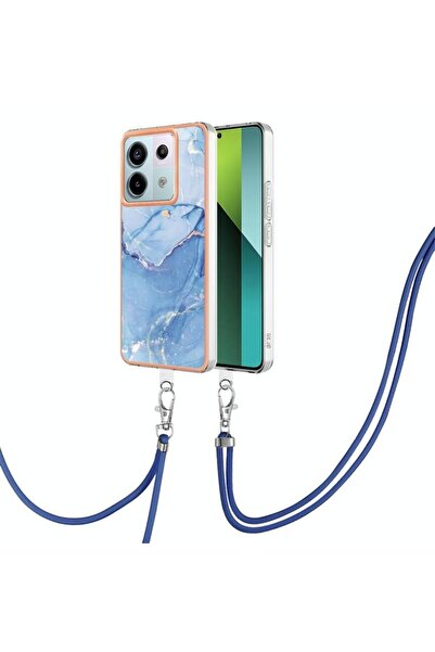 sscase Electroplating Θήκη Σιλικόνης με Λουράκι Blue (Xiaomi Redmi Note 13 Pr...