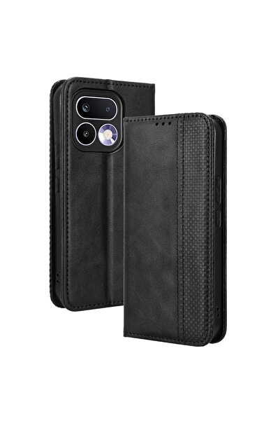 sscase Retro Θήκη Βιβλίο Black (Realme 16 Pro Plus 5G)