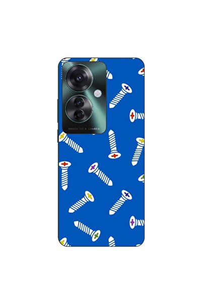 OEM Husa compatibila cu Oppo Reno11 F 5G Silicon Gel Tpu Model Screws Pattern