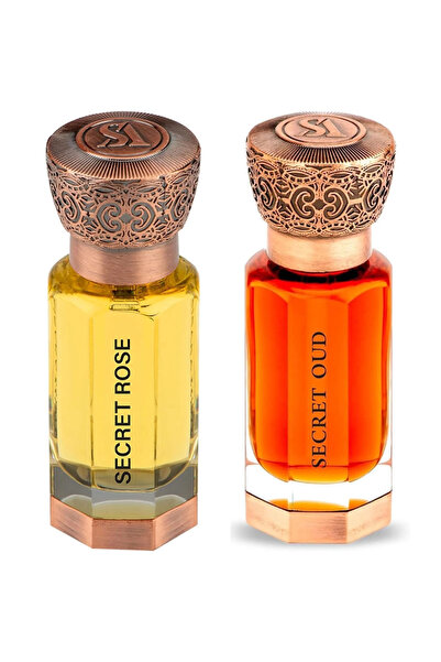 SWISS ARABIAN Secret Rose & Secret Oud Unisex Perfume Oil 12ml + 12ml Combo Pack