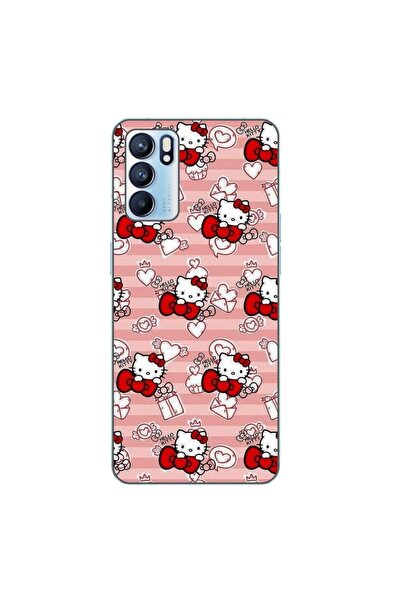 OEM Husa compatibila cu Oppo Reno6 5G Silicon Gel Tpu Model Hello Kitty Roz P...