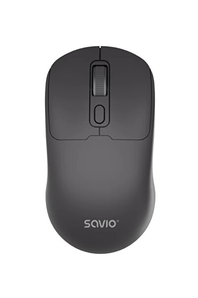 Savio Mouse MB-04 MB-04, Bluetooth 5.4, Wireless 2.4Ghz (Negru)